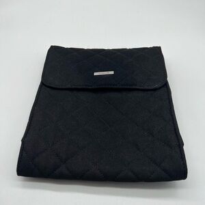 Corsair cross-stitched, padded headphone storage pouch with a magnetic clasp